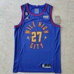 NBA 27 Murray Nuggets Mile High City 22-23 Maillot bleu